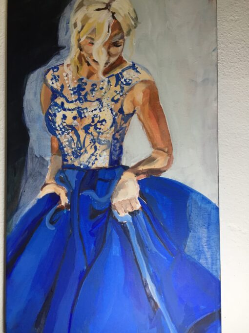 Dancing-queen-30x50cm VERKOCHT