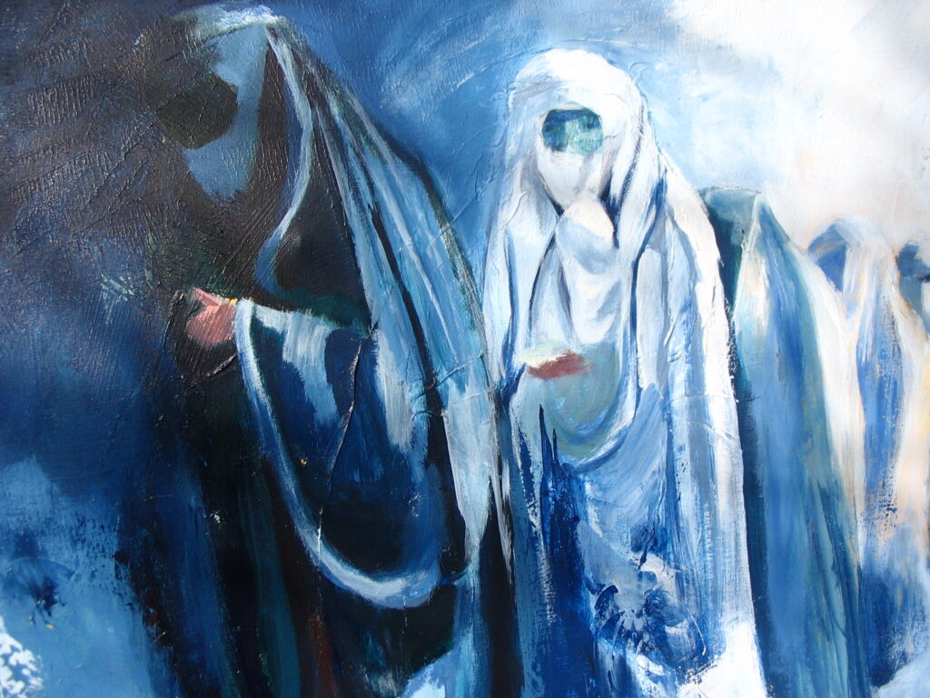 In-een-sluier-gevangen-60x50cm - Schildervakanties Andalusië