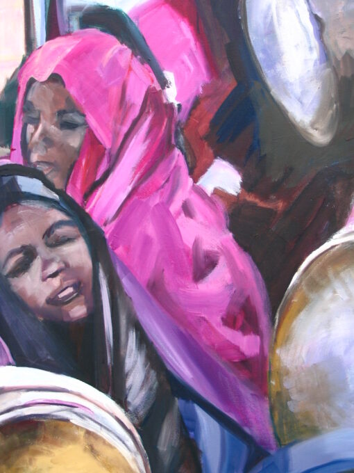 Magenta-Malurlaub-70x90cm